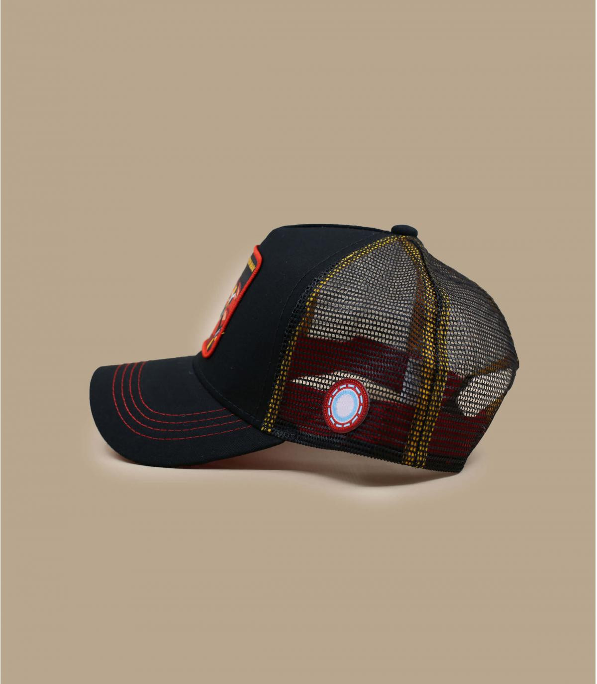 trucker Iron Man negro